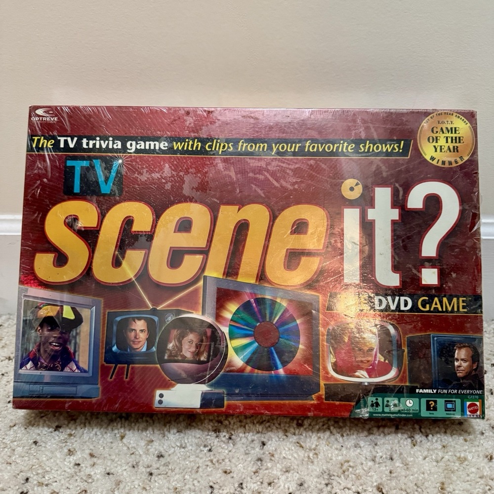 TV Deluxe Edition Scene It? DVD Trivia Game‎ in Tin Box - New